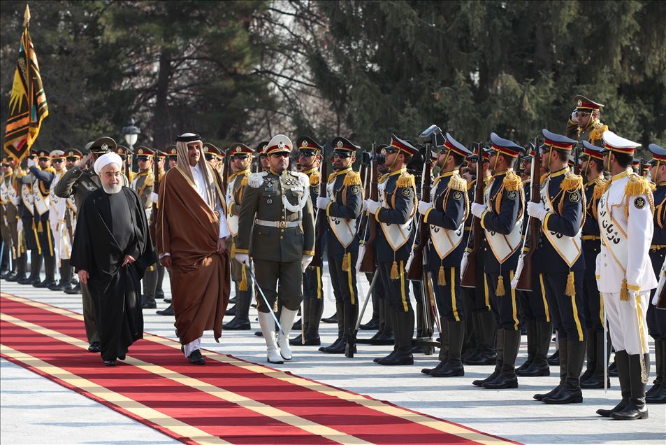 Katar Emiri Temim bin Hamad es-Sani İran'da