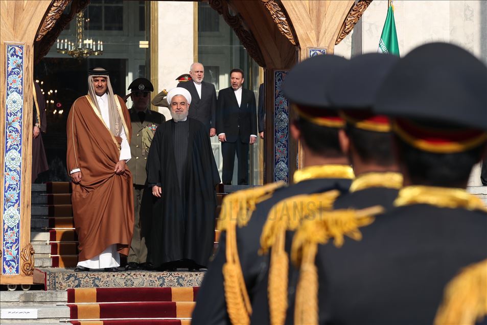 Katar Emiri Temim bin Hamad es-Sani İran'da