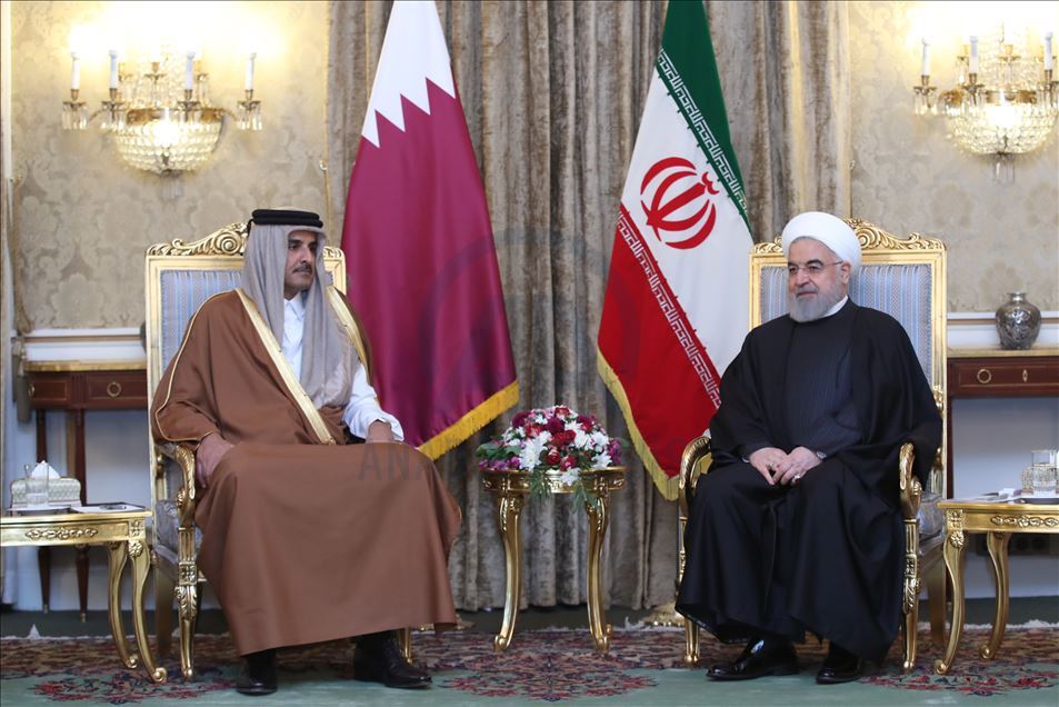 Katar Emiri Temim bin Hamad es-Sani İran'da