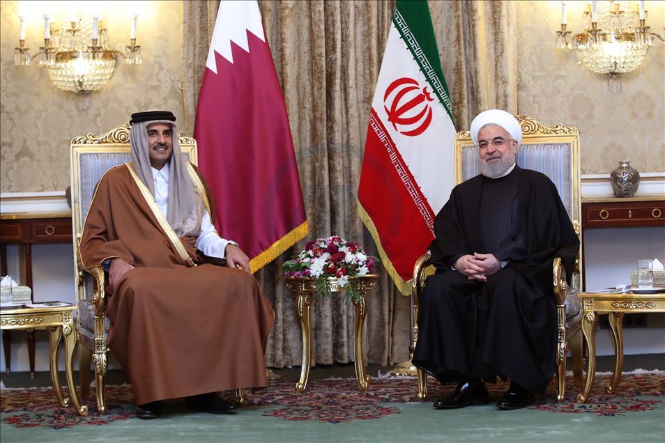 Katar Emiri Temim bin Hamad es-Sani İran'da
