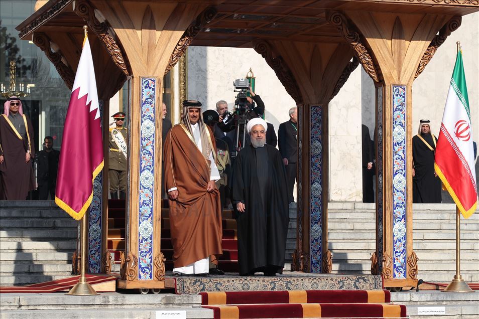 Katar Emiri Temim bin Hamad es-Sani İran'da
