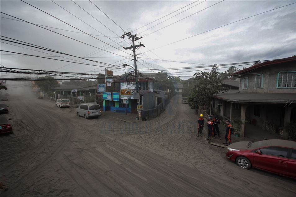 Erupción del volcán Taal en Filipinas
