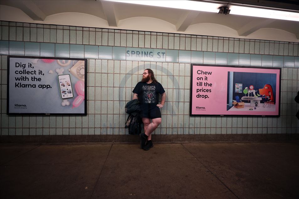 'No pants subway ride' en Nueva York
