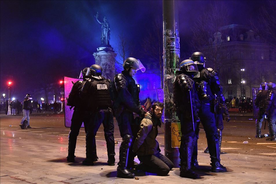 Protestas en París contra la reforma de pensiones