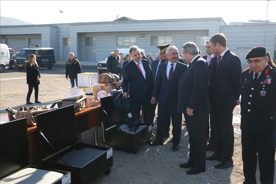 Turkey donates equipment to Albanian police