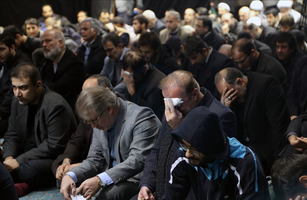 Süleymani ile Ukrayna uçağında hayatını kaybedenler Tahran'da anıldı
