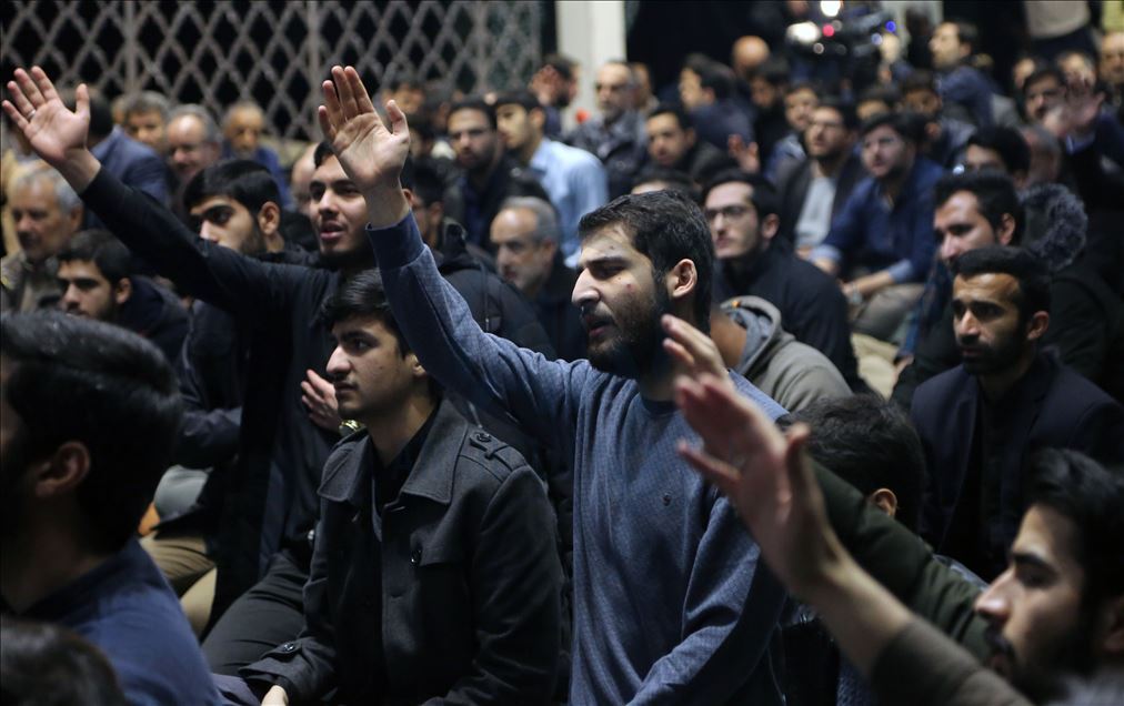 Süleymani ile Ukrayna uçağında hayatını kaybedenler Tahran'da anıldı
