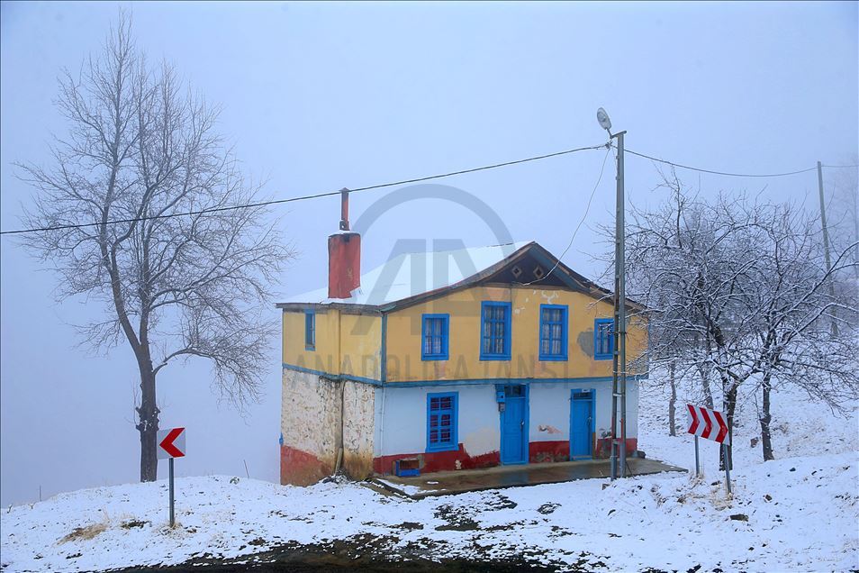 Trabzon'da kar yağışı