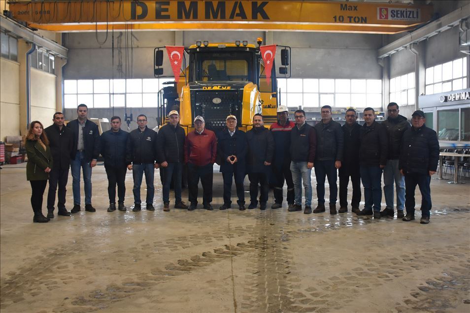 "الجمل".. شاحنة المحاجر التركية تدخل عجلة الإنتاج
