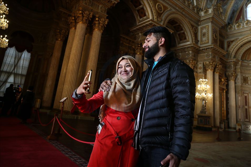 Dolmabahçe Sarayı'nda "Müzede Selfie Günü" etkinliği