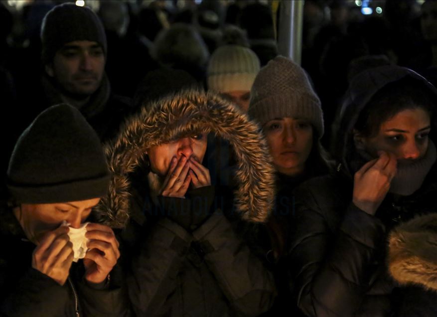 "Seventh Day Vigil" for Iran plane crash victims