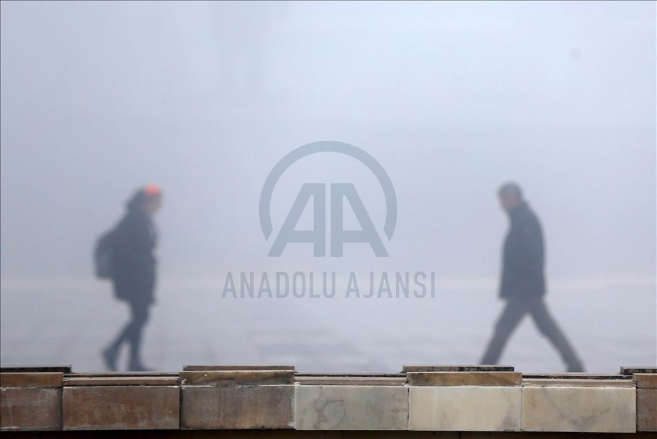 Düzce'de sis nedeniyle görüş mesafesi 30 metreye düştü