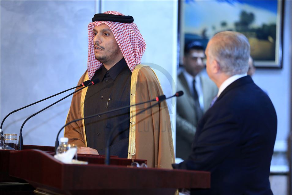 وزير خارجية قطر يبحث مع نظيره العراقي "خفض التصعيد" بالمنطقة

