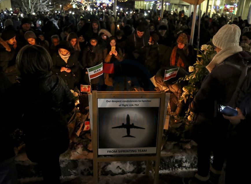 Séptimo día de vigilia por las víctimas del accidente de avión ucraniano