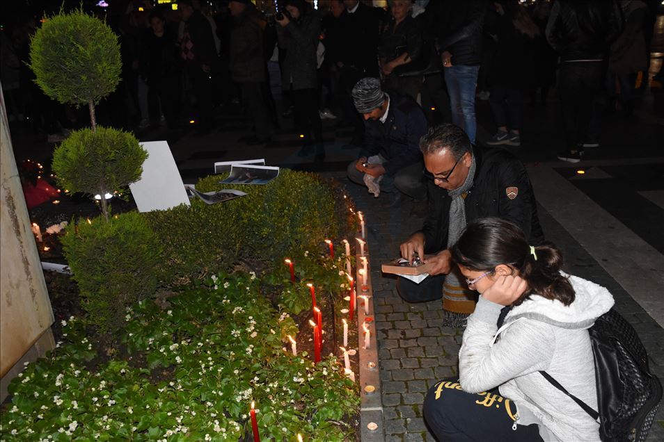 ایرانیان ساکن آلانیا یاد قربانیان سرنگونی هواپیمای اوکراینی را گرامی داشتند