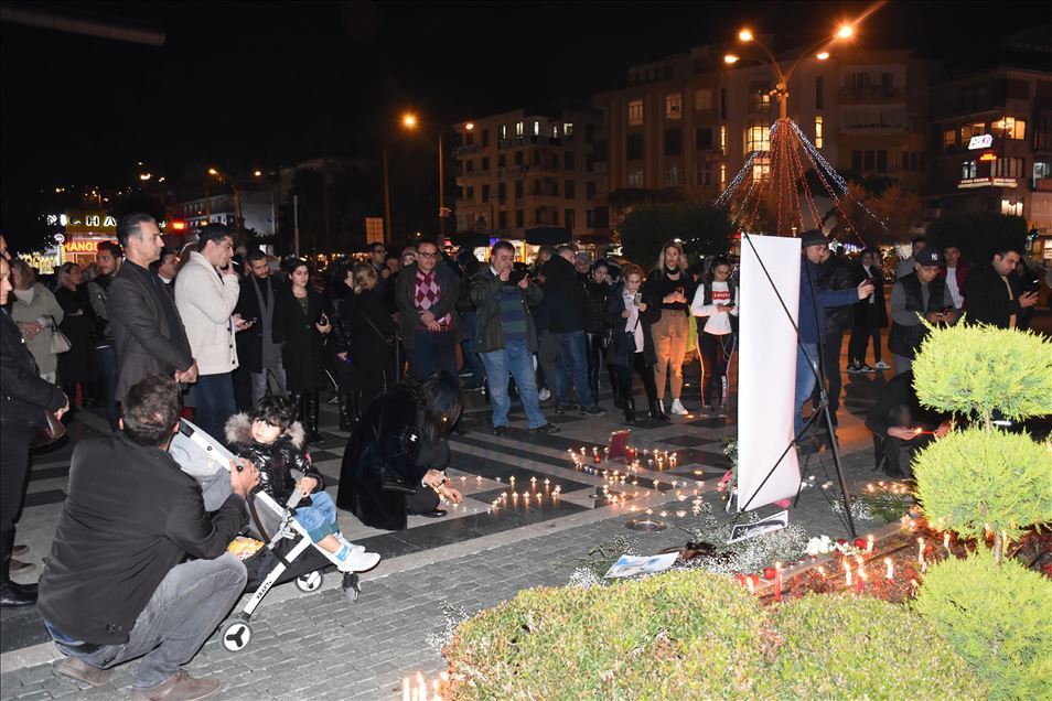 ایرانیان ساکن آلانیا یاد قربانیان سرنگونی هواپیمای اوکراینی را گرامی داشتند