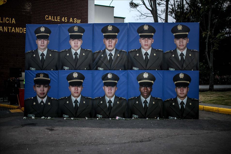 Se cumple un año del atentado a academia de policía en Bogotá donde murieron 23 personas