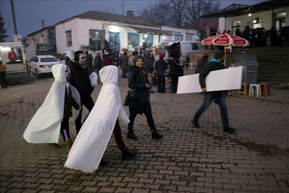 Edirne'de Balkan geleneği Bocuk Gecesi etkinliği düzenlendi