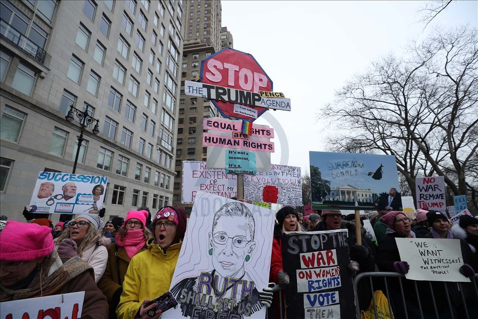 Marcha de las Mujeres 2020 en la ciudad de Nueva York