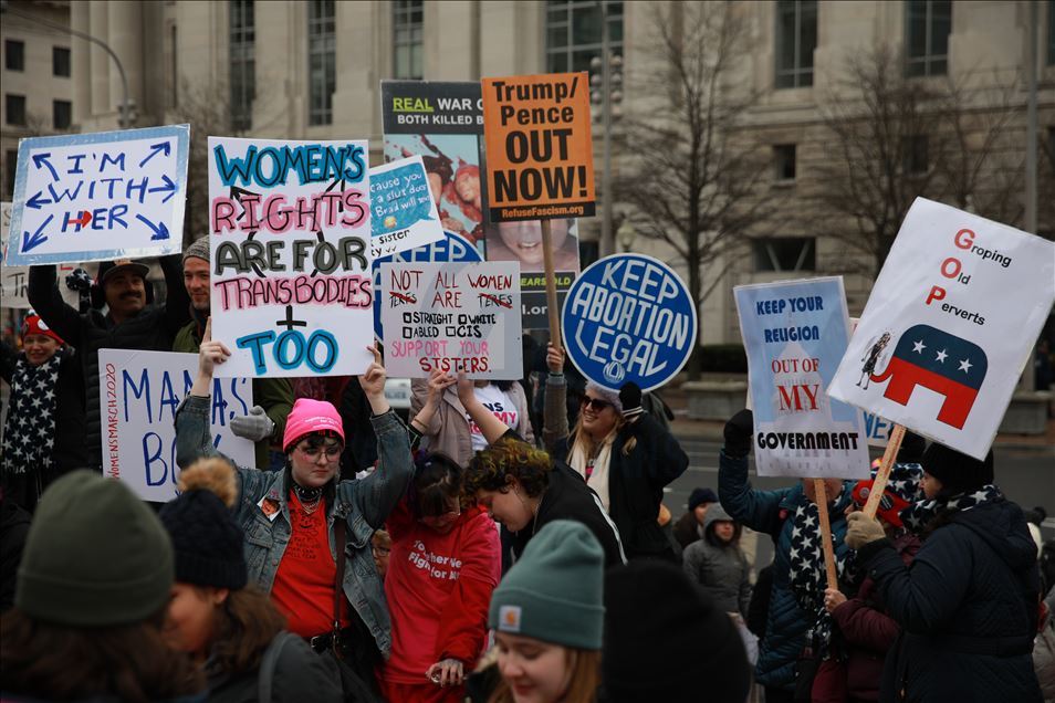 ABD’de Kadın Yürüyüşü'nün dördüncüsü gerçekleşti
