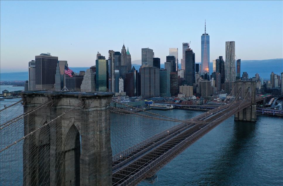 New York'ta gün doğumu