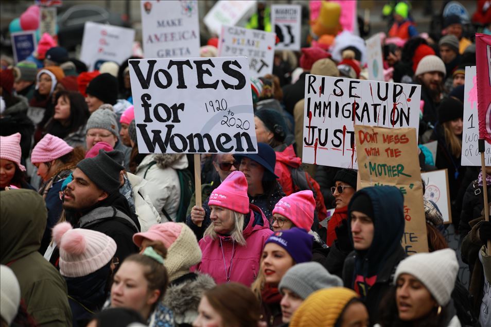 В США прошла акция протеста «Марш женщин»
