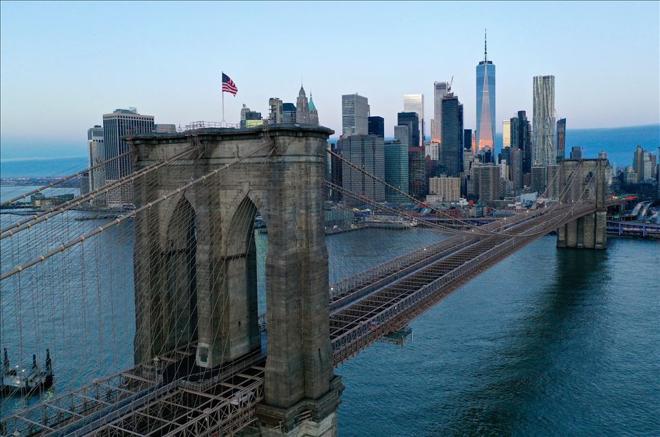 New York'ta gün doğumu
