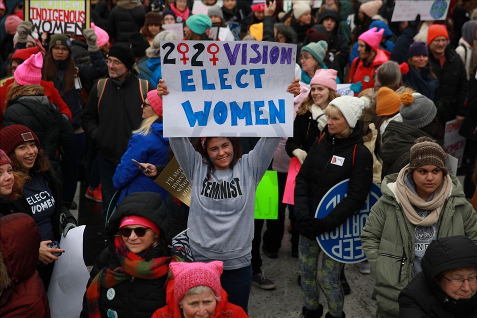 ABD’de Kadınlar Yürüyüşü'nün dördüncüsü gerçekleşti