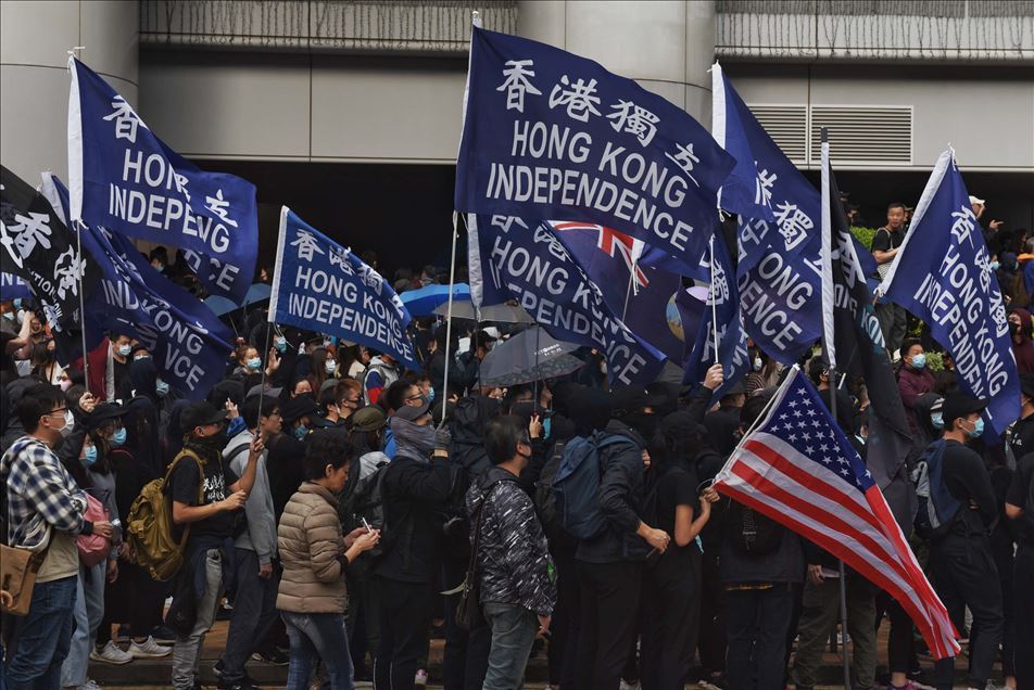 Protesta masiva en Hong Kong