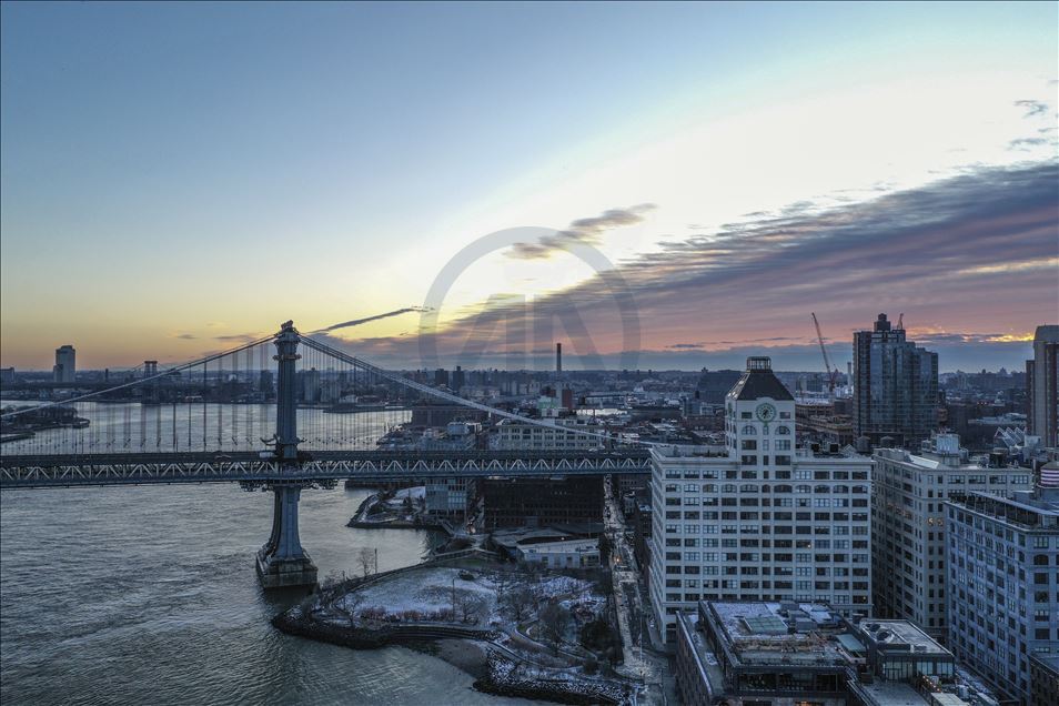 New York'ta gün doğumu