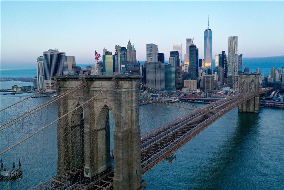 New York'ta gün doğumu
