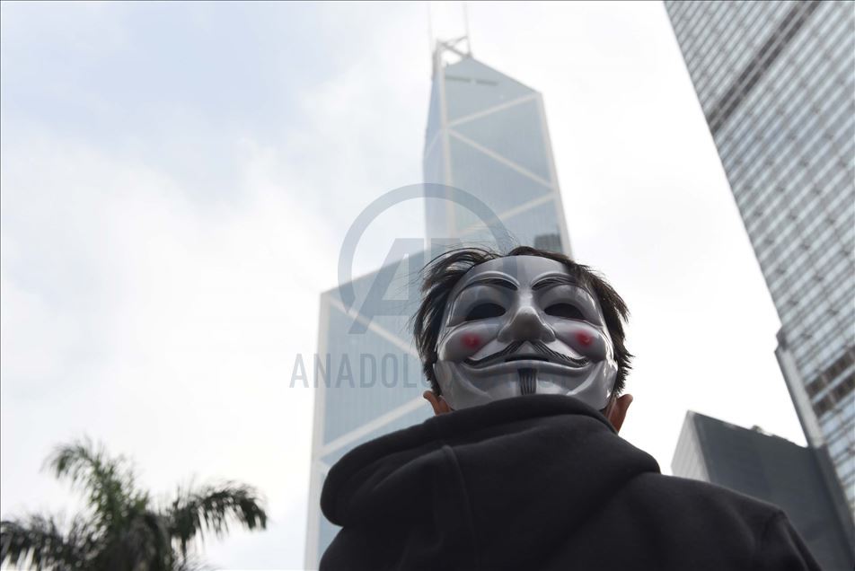 Protesta masiva en Hong Kong