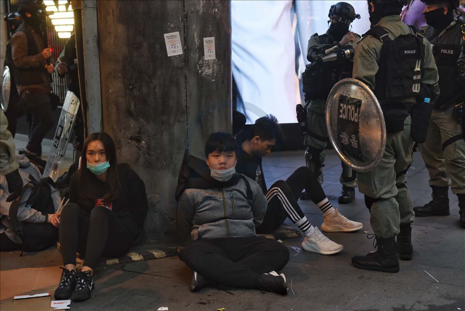 Protesta masiva en Hong Kong