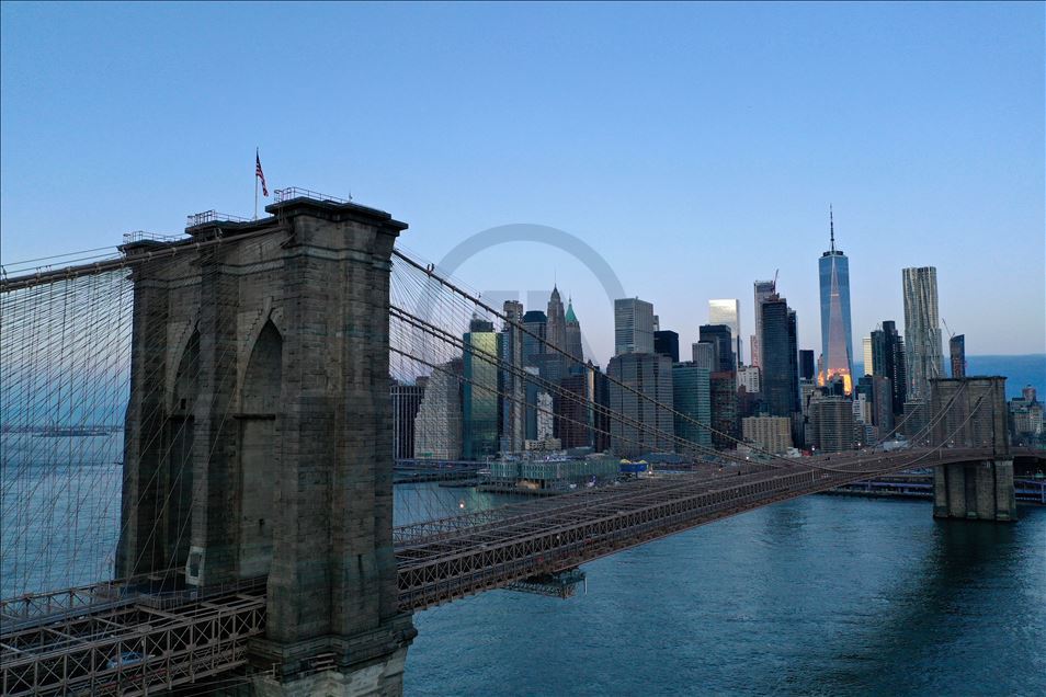 New York'ta gün doğumu