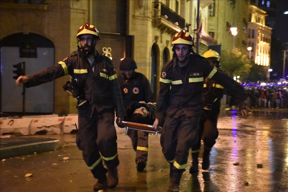 В столкновениях с полицией в Ливане пострадало 114 человек
