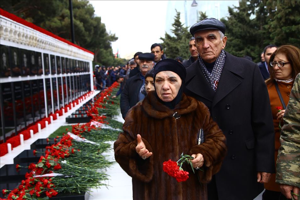 Azerbaycan'da "Kanlı Ocak" kurbanları anılıyor