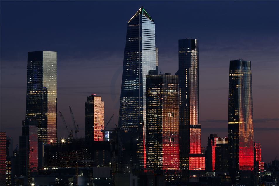 New York'ta gün batımı