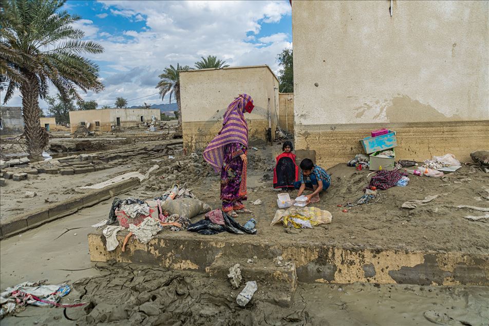 Aftermath of Iran flash flood