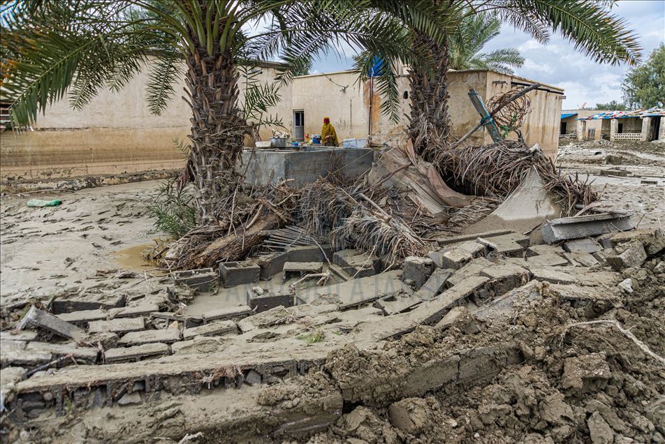 Aftermath of Iran flash flood