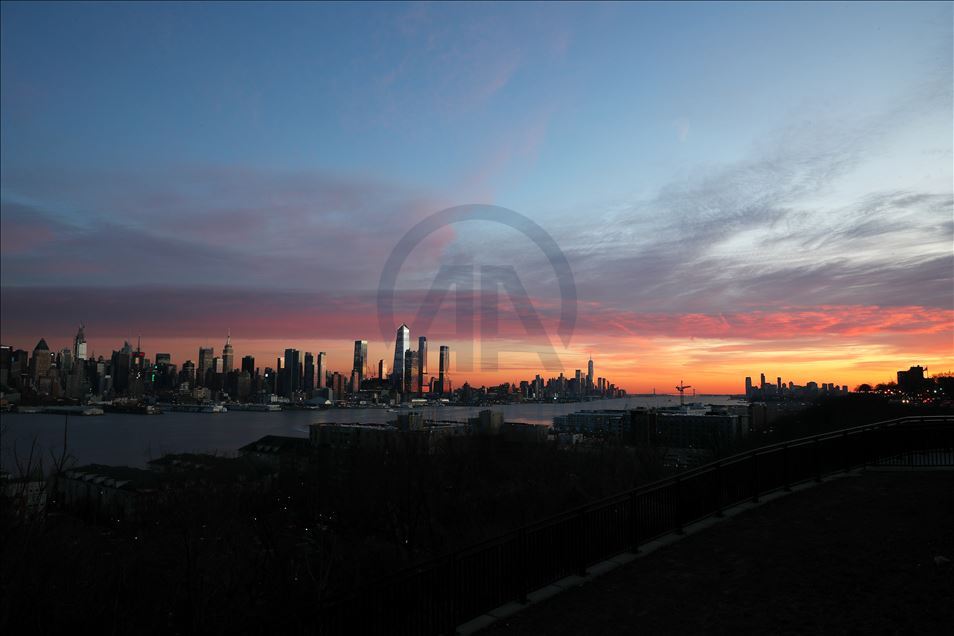 New York'ta gün batımı