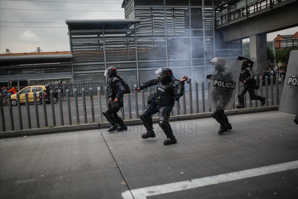 Los enfrentamientos marcan el regreso a las protestas en Colombia