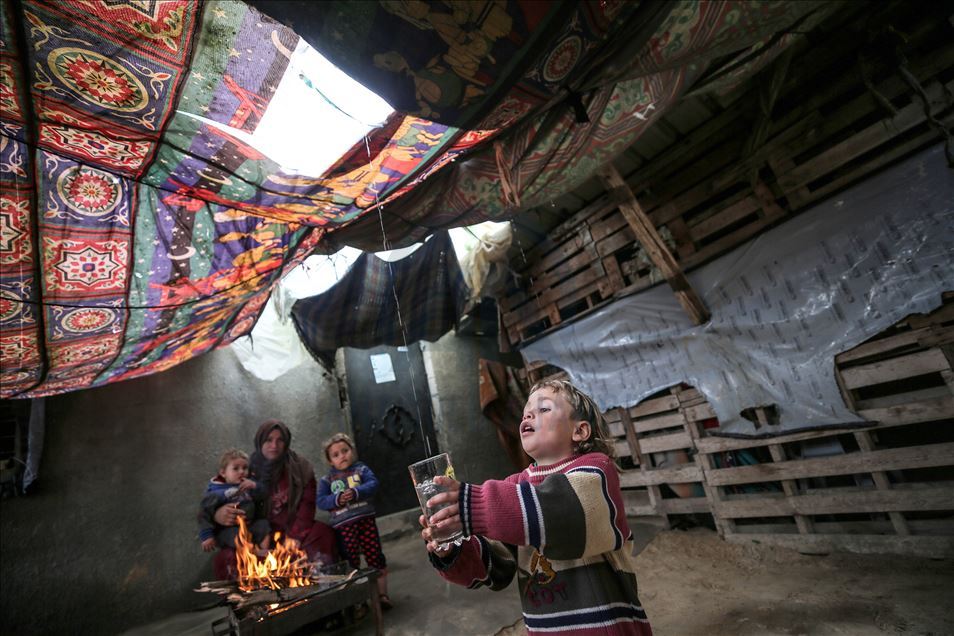 Gazze'de soğuk hava