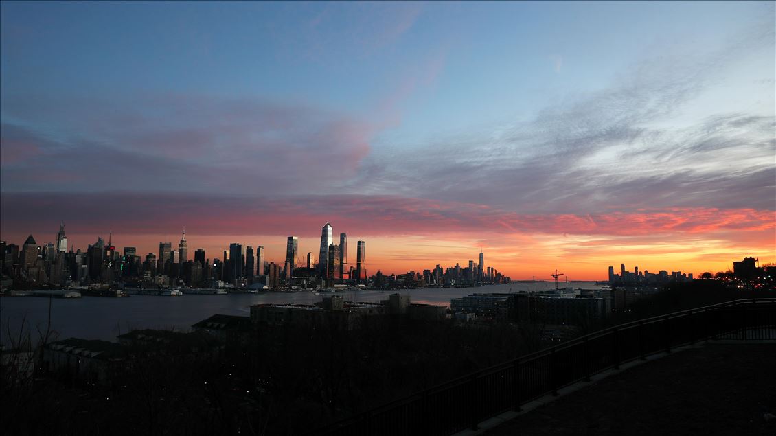 Sunset in New York
