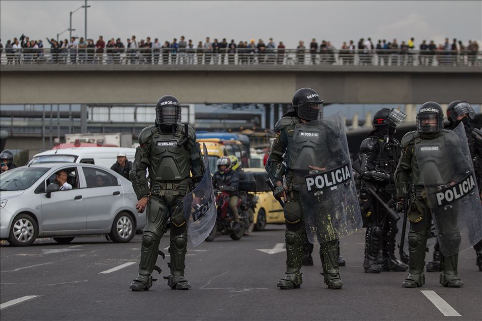 Clashes mark return to protests in Colombia