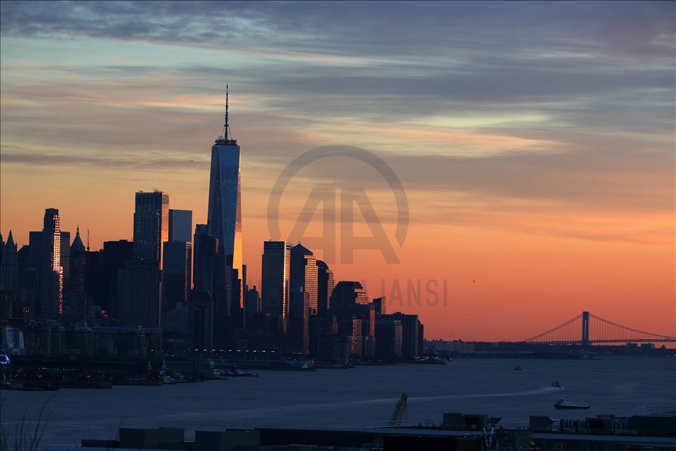 Sunset in New York
