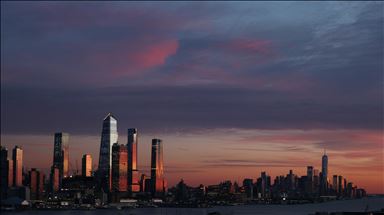 New York'ta gün batımı