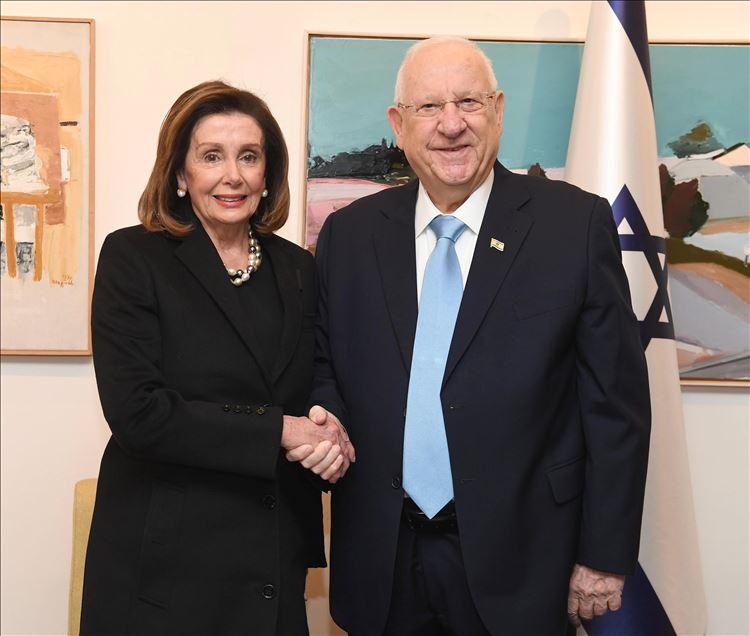 U.S. Speaker of the House, Nancy Pelosi in Israel