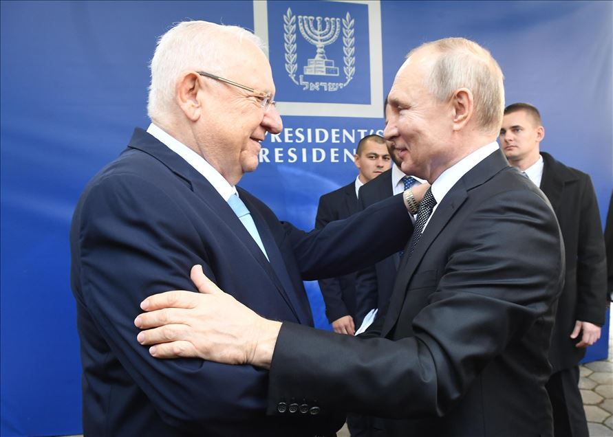 Russian President Vladimir Putin in Jerusalem