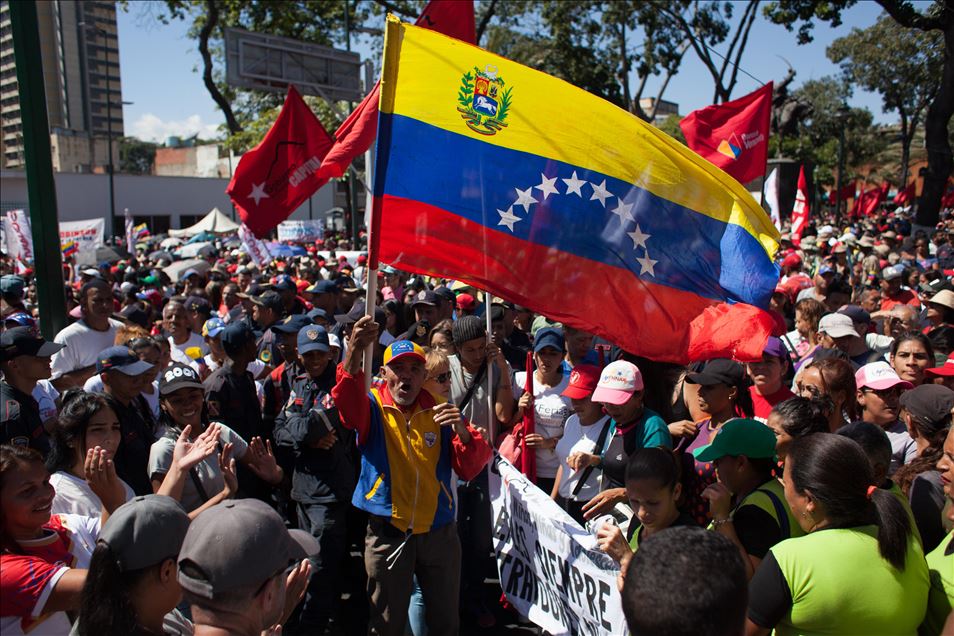 Pro government march in Caracas