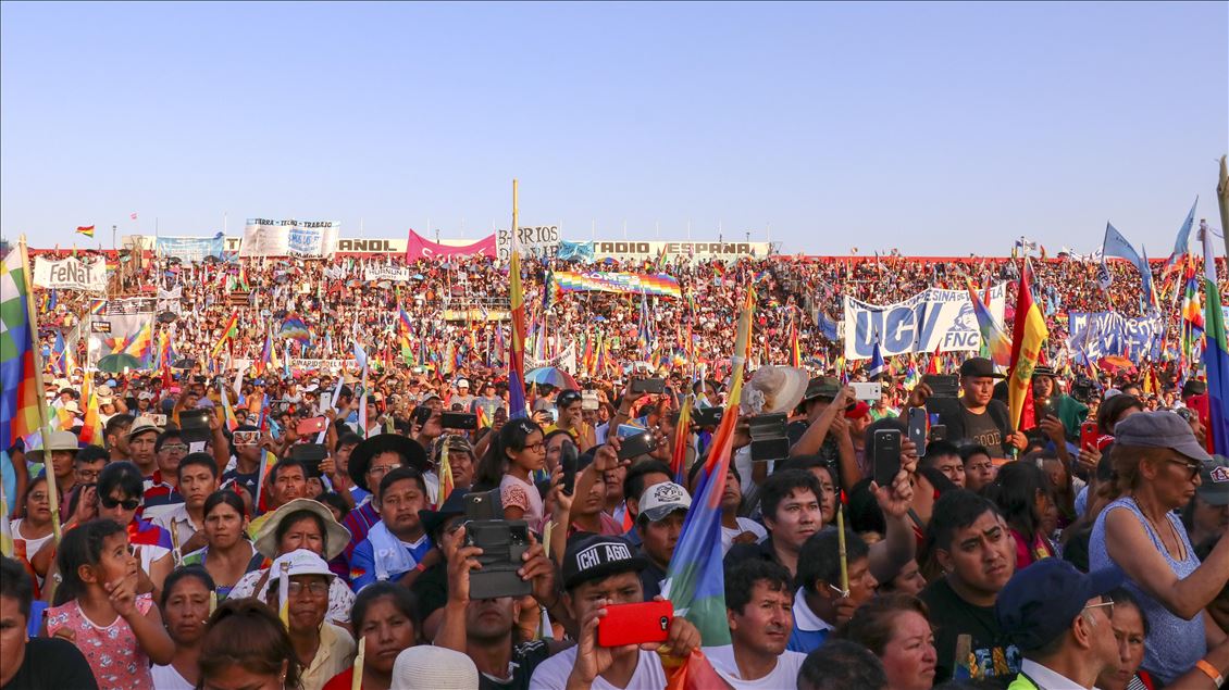 Bolivia's former President Evo Morales
